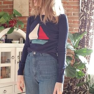 UO Urban outfitters sailboat boat sweater small